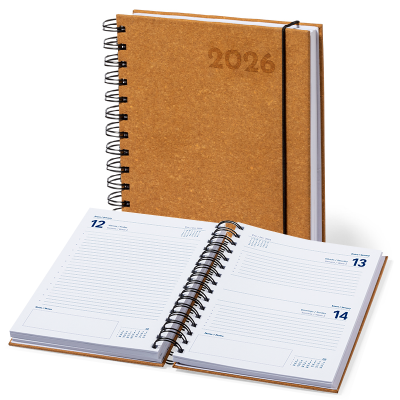CAR6 - Agenda en cuir recyclé A5