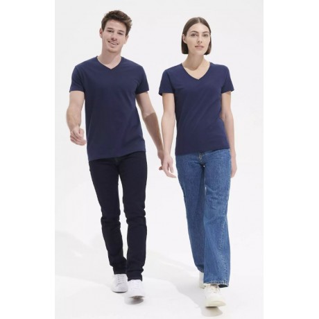 TEE19V - Teeshirt col V, Jersey 190